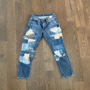 Polo Ralph Lauren Patchwork Distressed Jeans | Size 26R